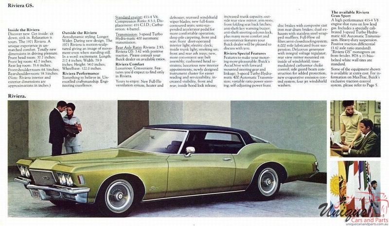 1971 Buick All Models Car Brochure Page 9